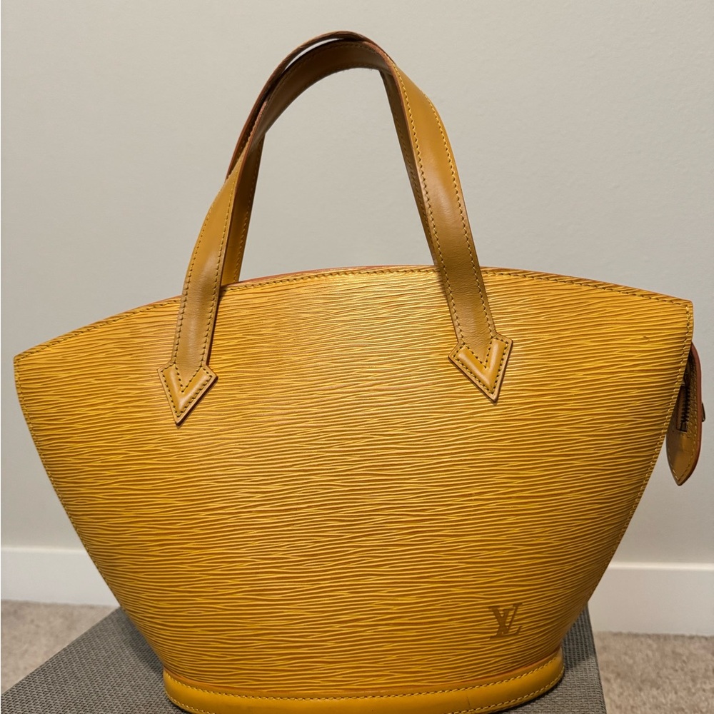 Louis Vuitton Mustard Epi Leather Tote